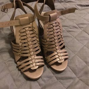 Brand new strappy booties