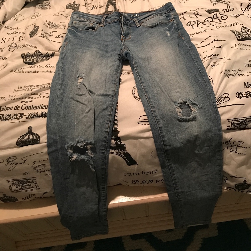 Aeropostale ripped leggings