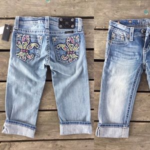 ✨Miss Me Kids✨Fleur di Lis Capri