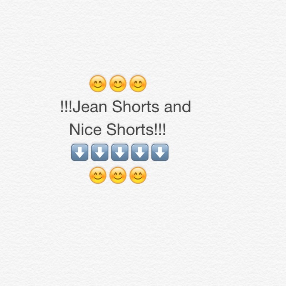 Jean and nice shorts!!