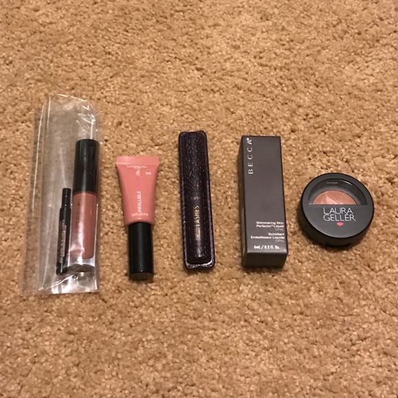 BECCA Other - NWOT Lip Gloss, Blush, Mascara, & Highlighter