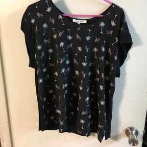 Cute parrot and palm tree shirt