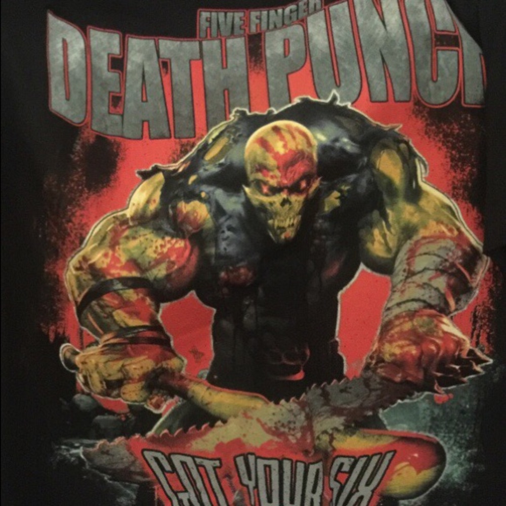Never Worn Five Finger Death Punch Tee