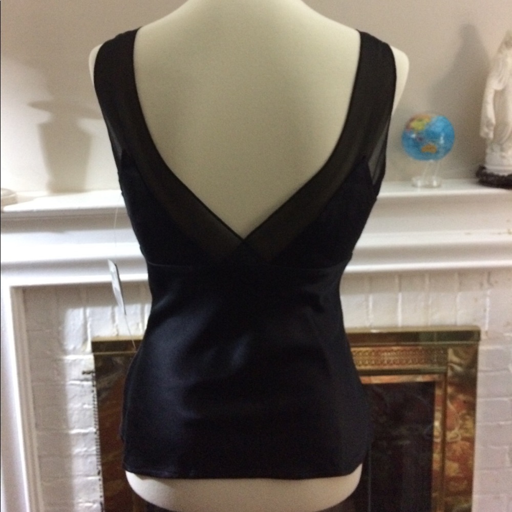 Anne Klein New York black Silk top - Picture 3 of 6