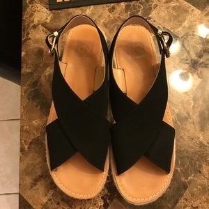 Ladies black sandal size 9.5