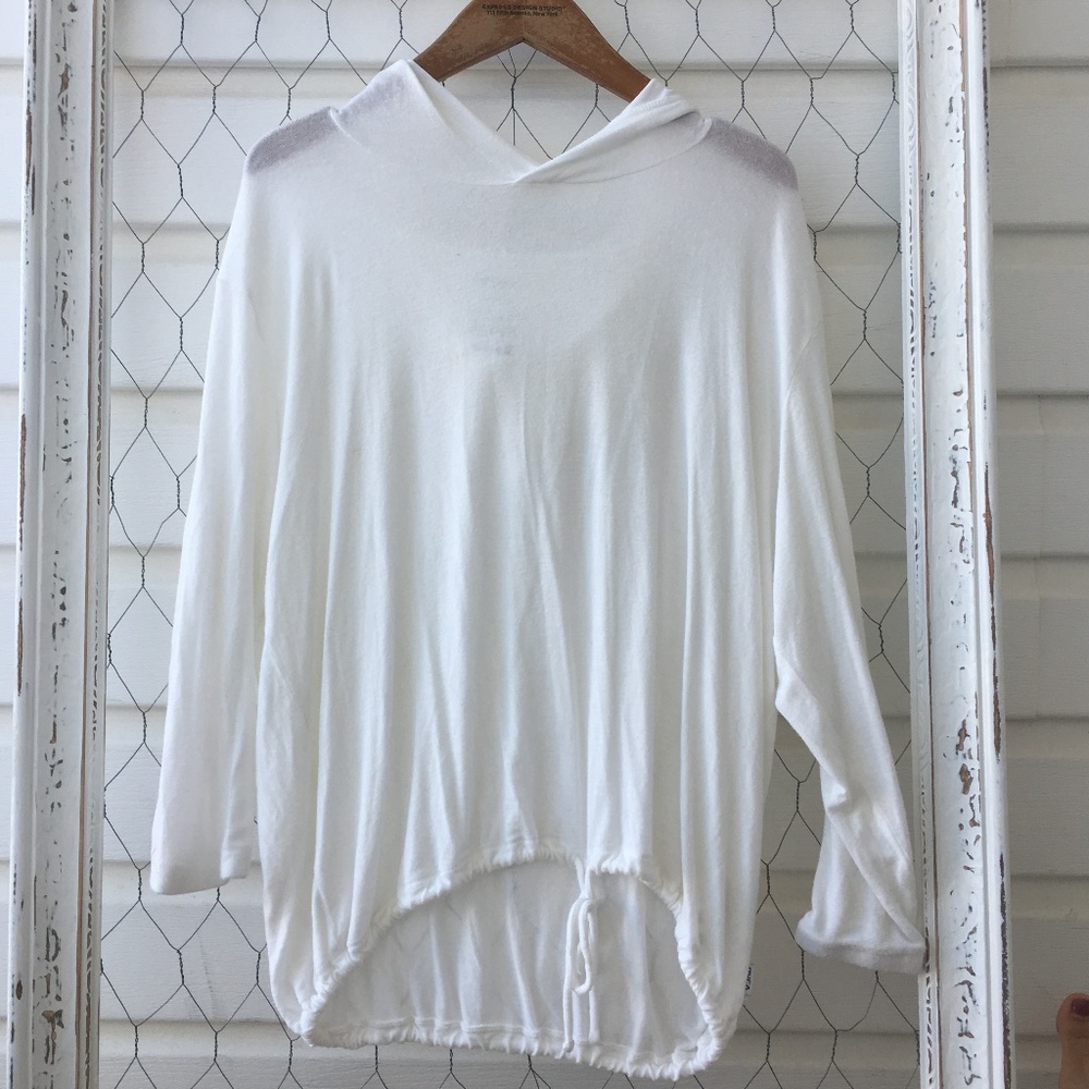 White RVCA Hoodie