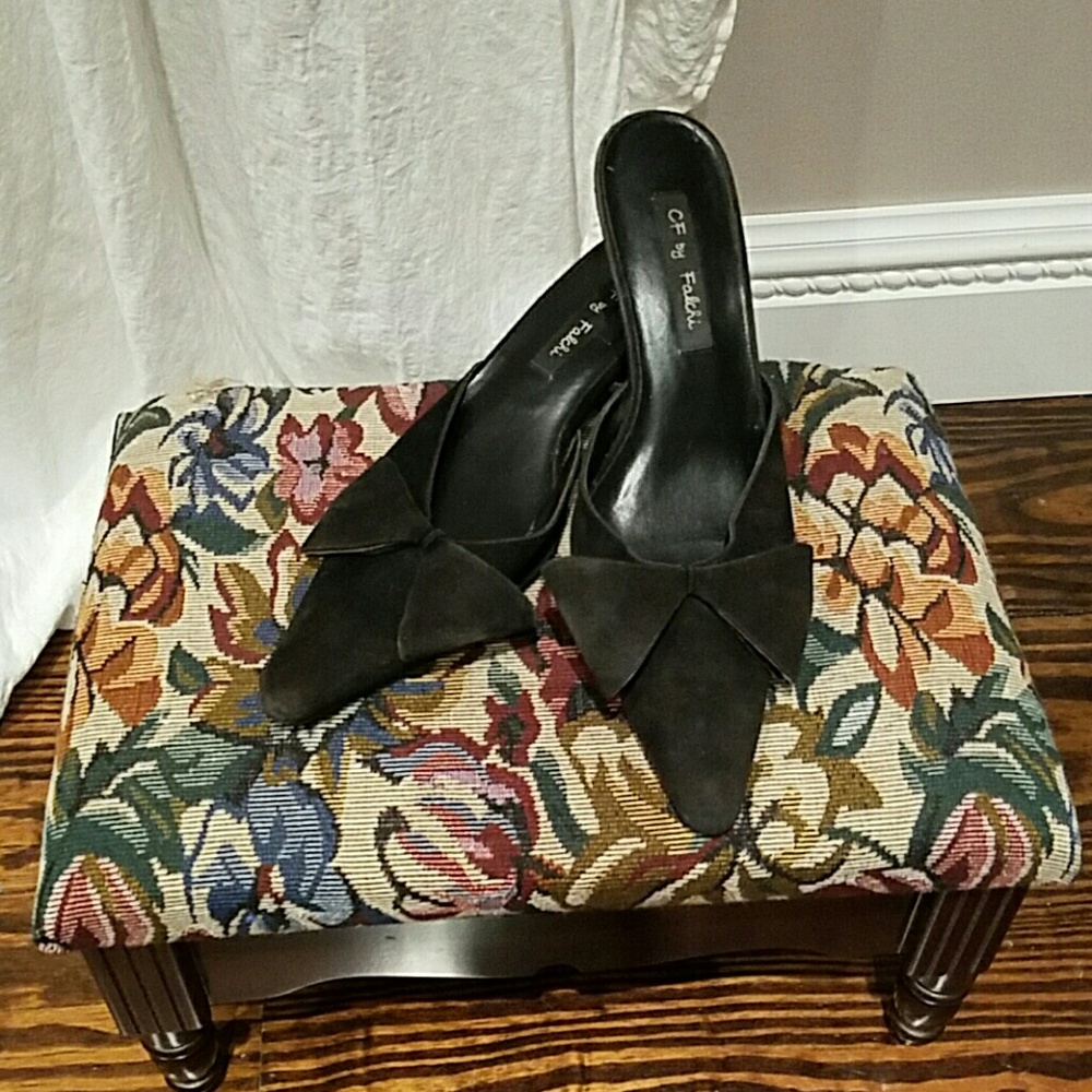 CF by Falchi Suede Mules