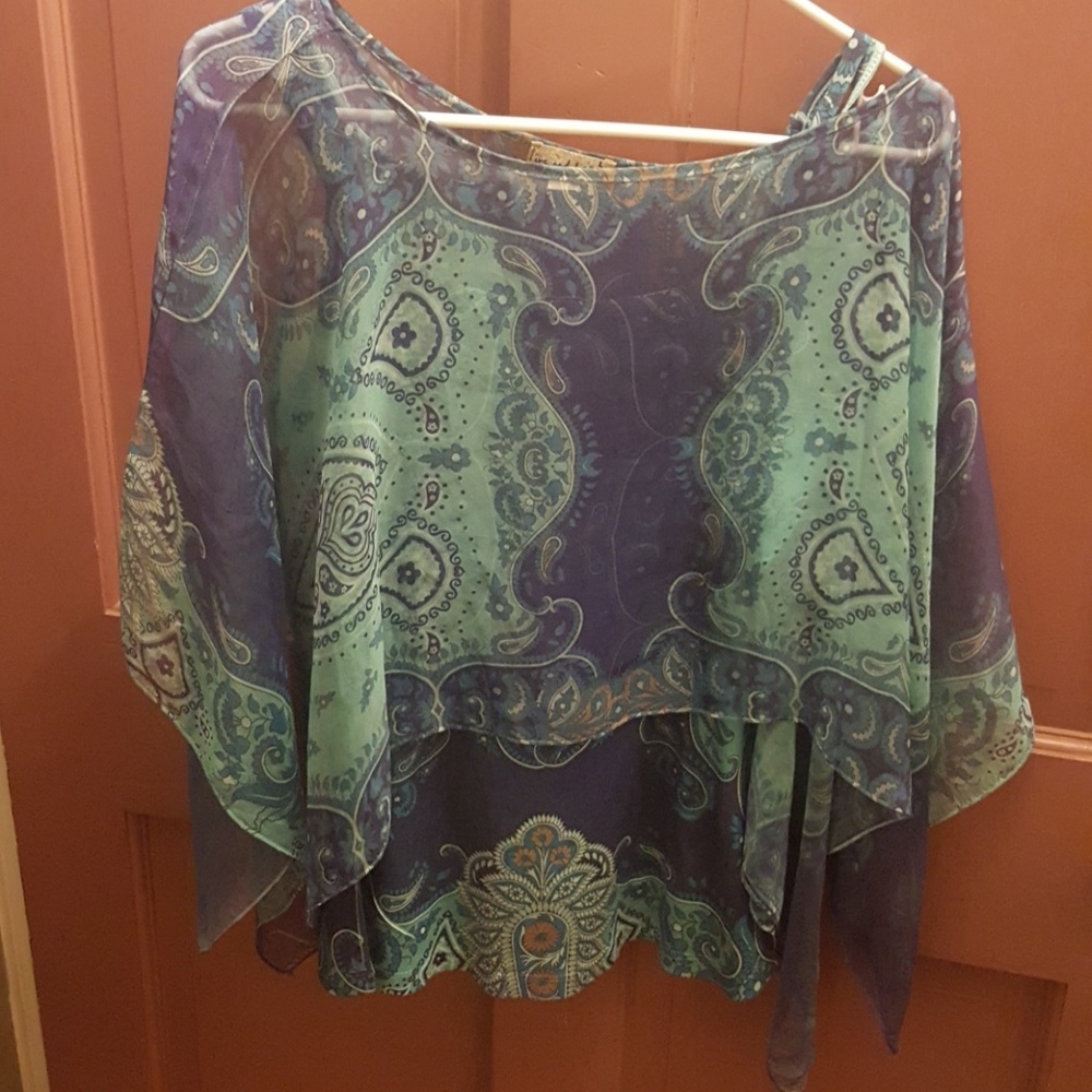 Poncho style top