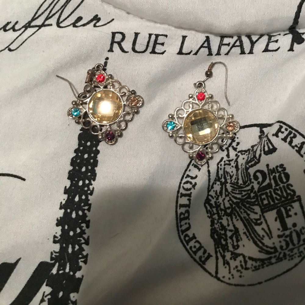 Beautiful jewel earrings