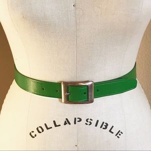 Vintage Green Genuine Leather Liz Claiborne Belt Vintage Green Genuine Leather Liz Claiborne Belt