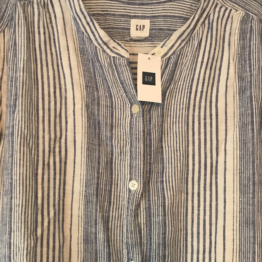 Linen striped romper - Picture 6 of 6