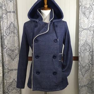 Roxy navy/white pea coat style jacket.