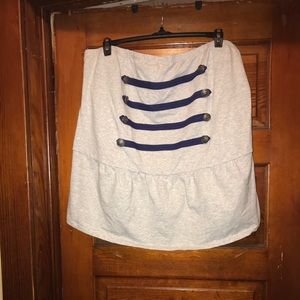 Torrid knit military tube top. Brand new. Size 4.