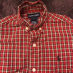 Ralph Lauren plaid long sleeve 2T