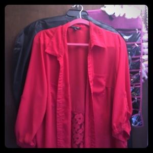 Red blouse