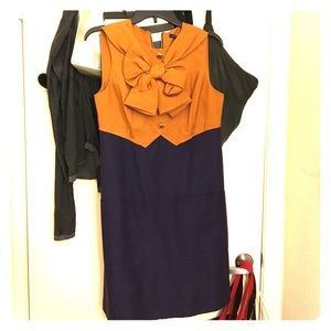 Marc Jacobs 100% silk dress two tone
