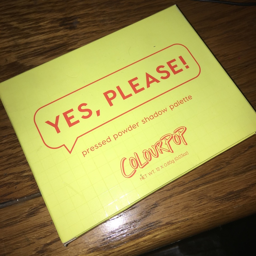 Colourpop 'Yes Please!' Palette