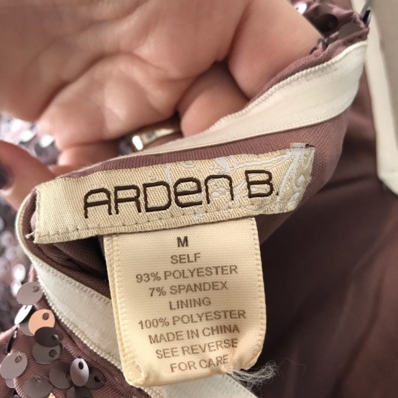 Arden B - Mauve Sequin Dress  - Picture 5 of 5