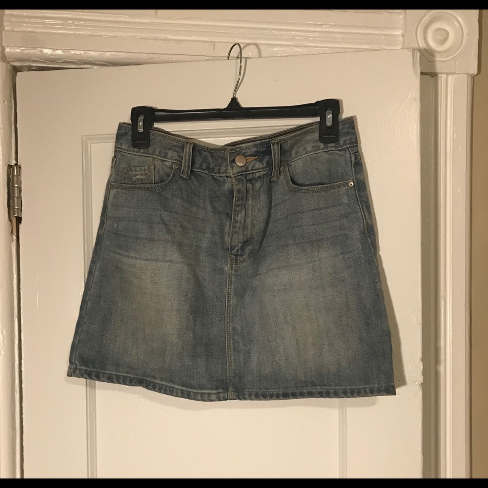 Gap denim mini skirt