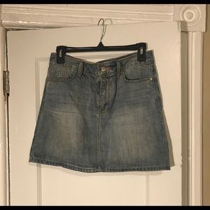 Gap denim mini skirt