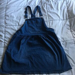 Denim Overall Dress!