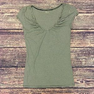 Express Sexy Basic Tee Sz Large EUC