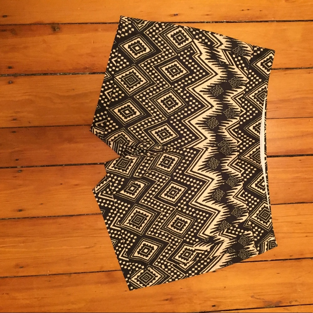 Never worn printed dress shorts from J-Crew