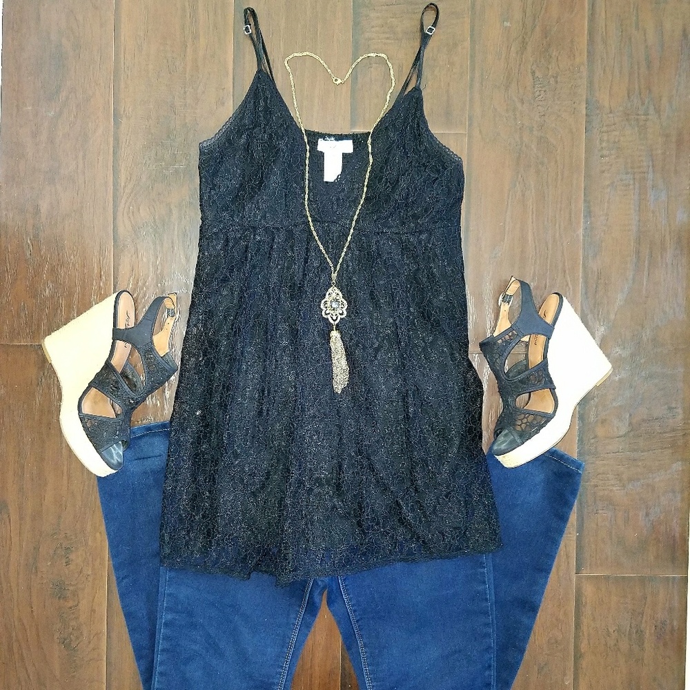 Sexy Lace Spaghetti Strap Top