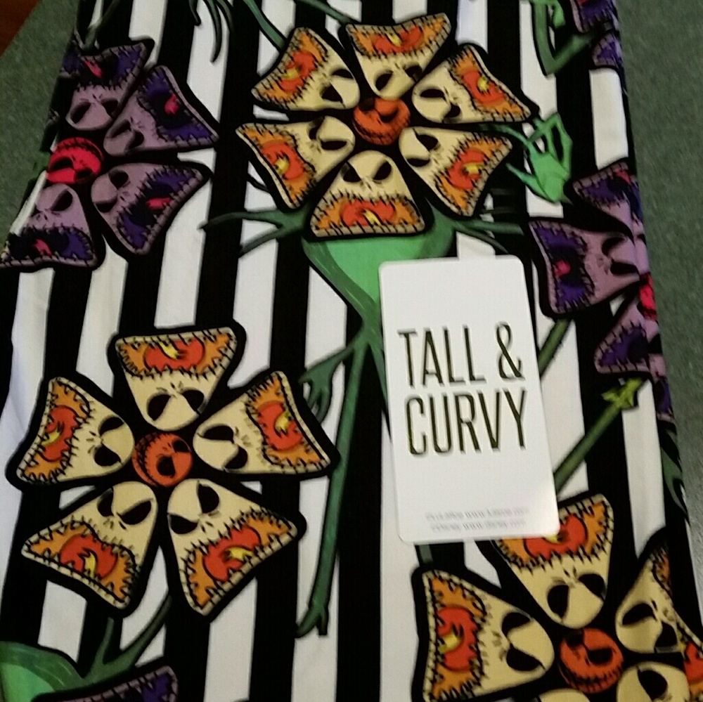 LULAROE DISNEY VILLAIN JACK TC LEGGINGS