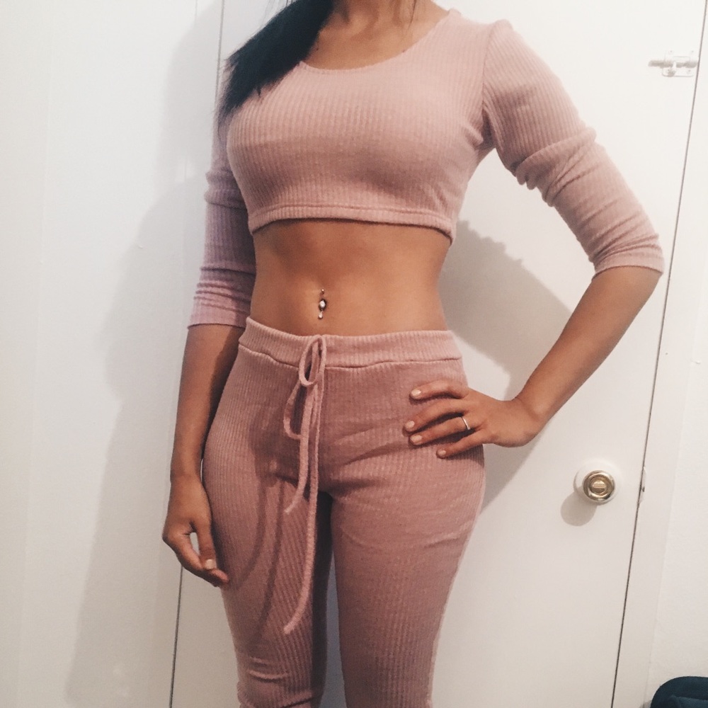 Knit Jumpsuit Set
