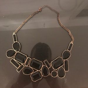 Black and gold statement necklace Black and gold statement necklace