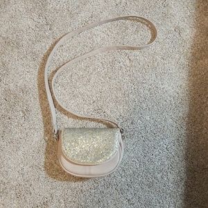 Claires sequin crossbody bag