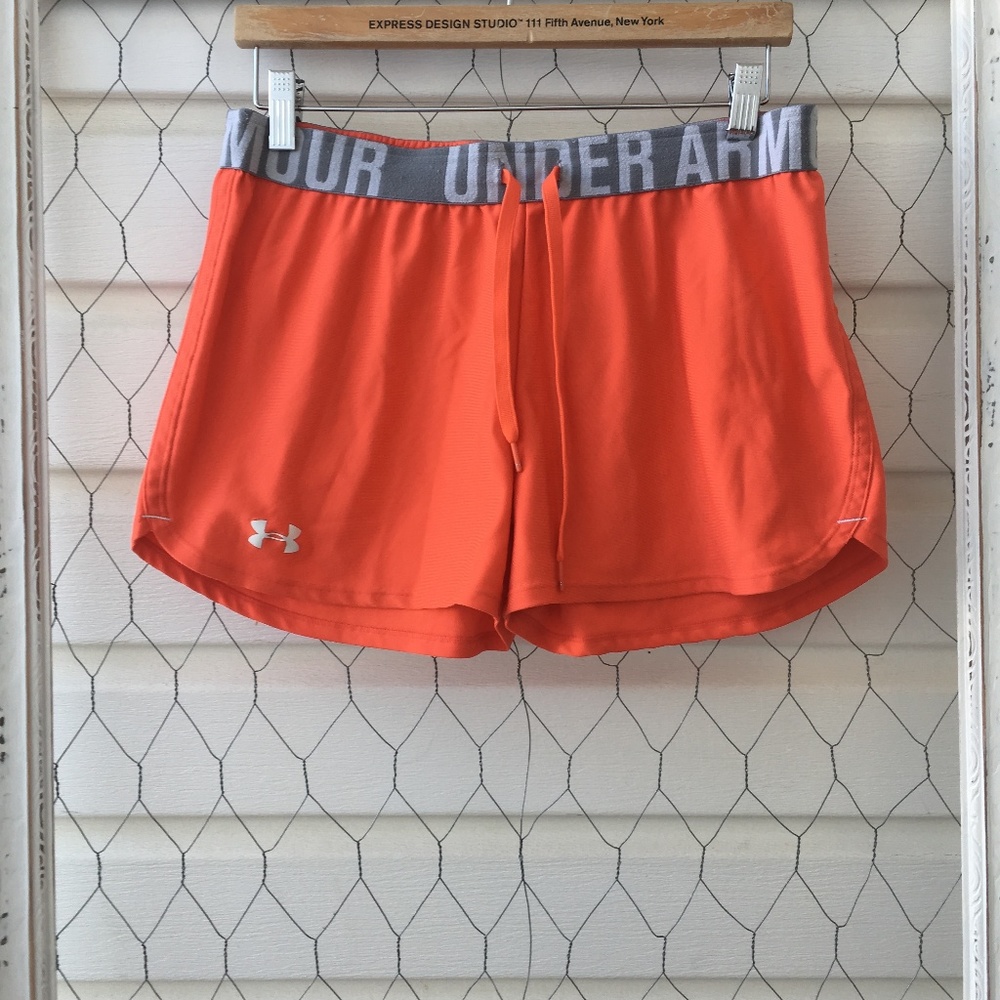 Orange Under Armour Shorts