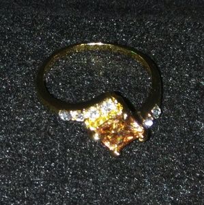 14K Gold filled Citrine ring