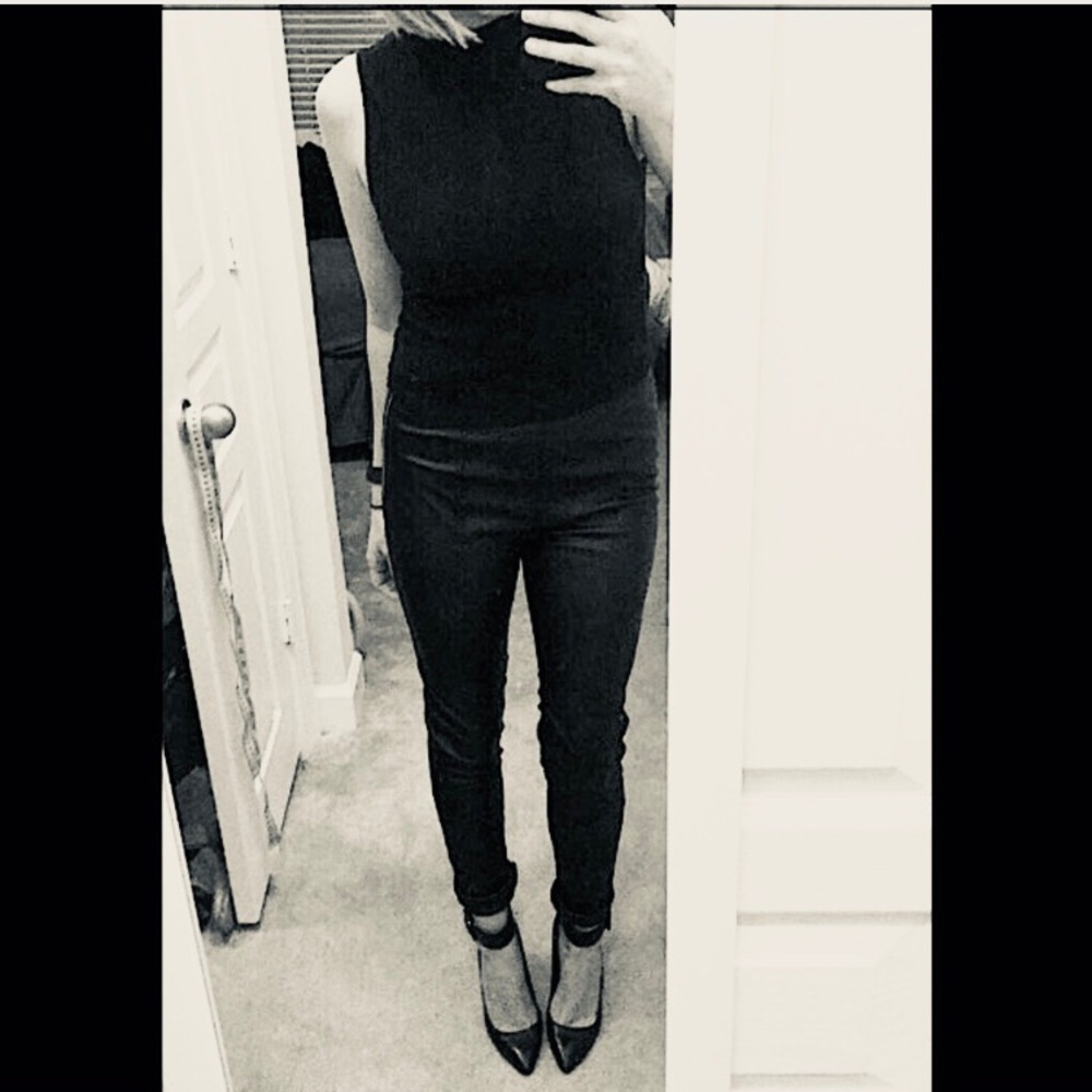 ☠️💋🖤 Faux Leather Leggings