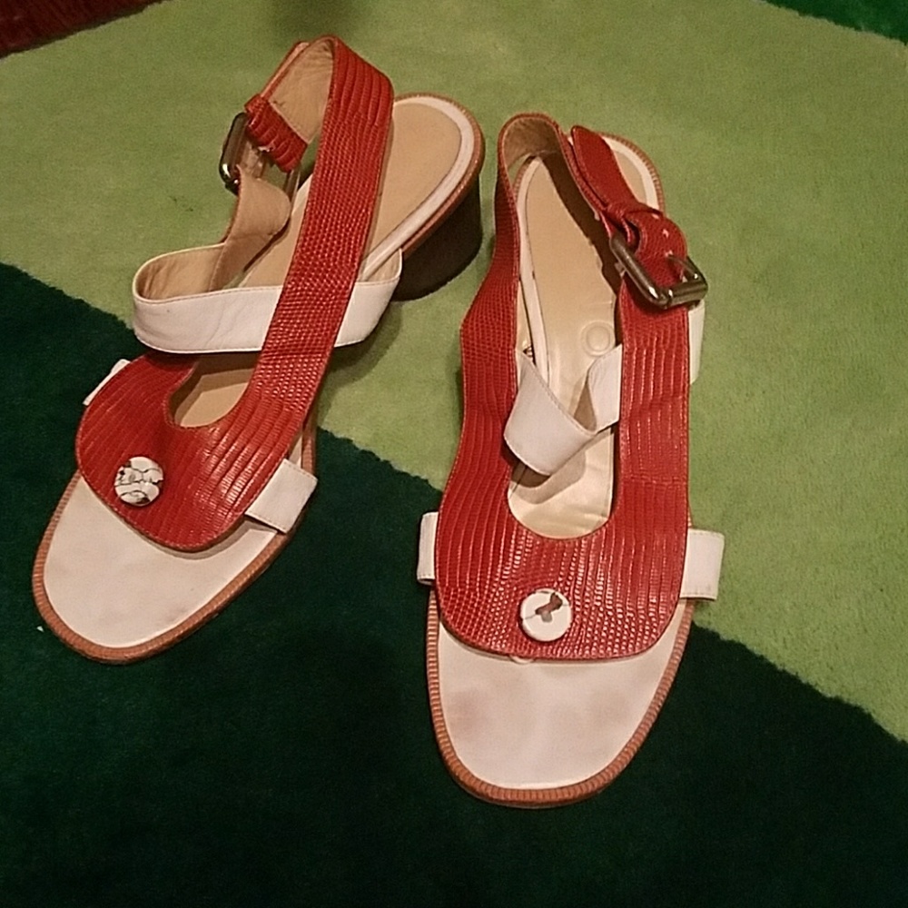 Stunning Suno Sandals with Wooden Heels