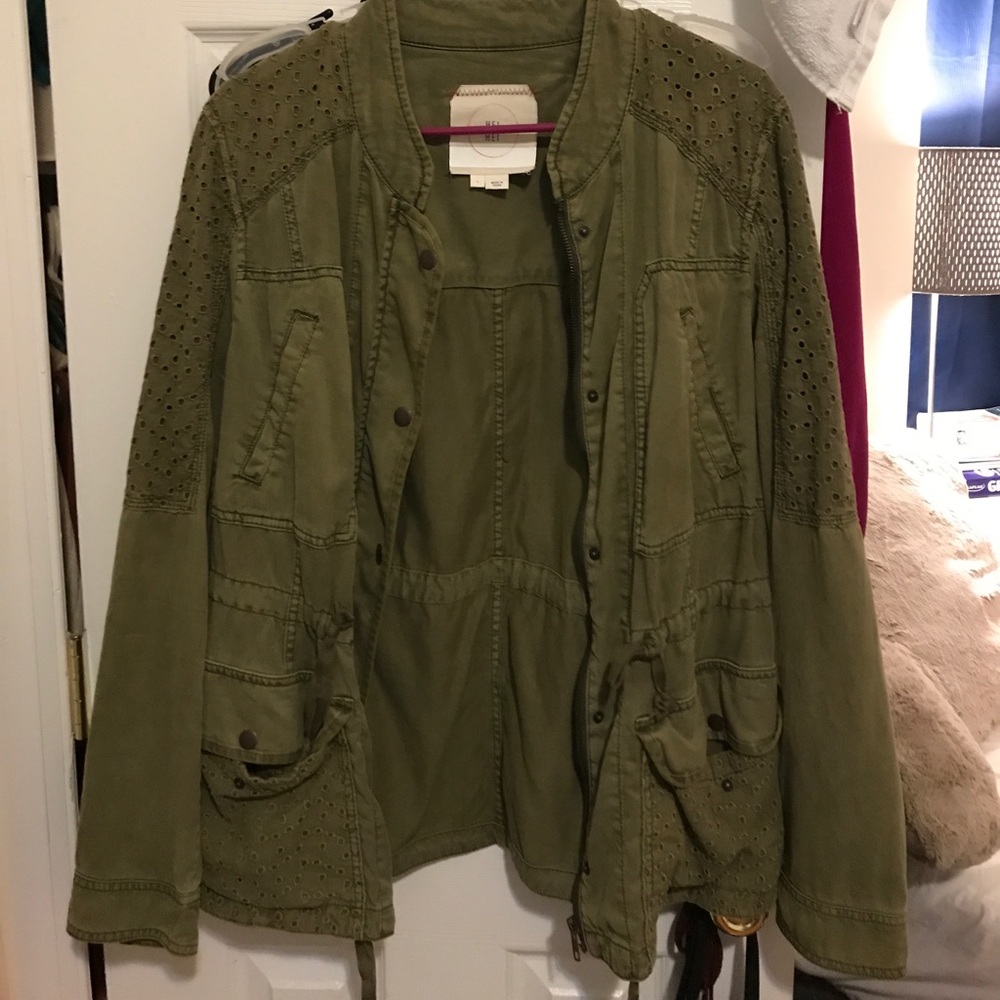 Hei Hei brand army green olive jacket
