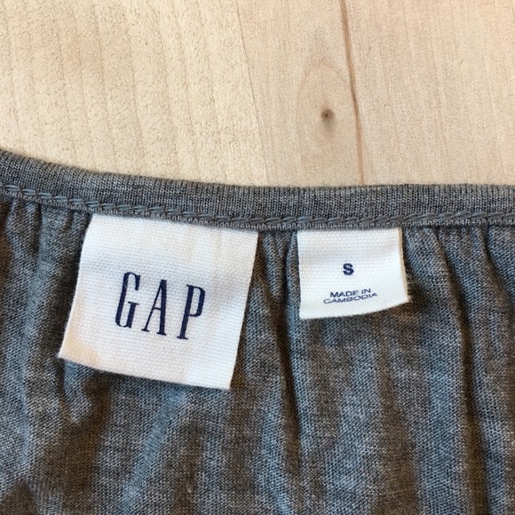 Gap - Long Sleeve Gray Top - Small - Picture 3 of 4