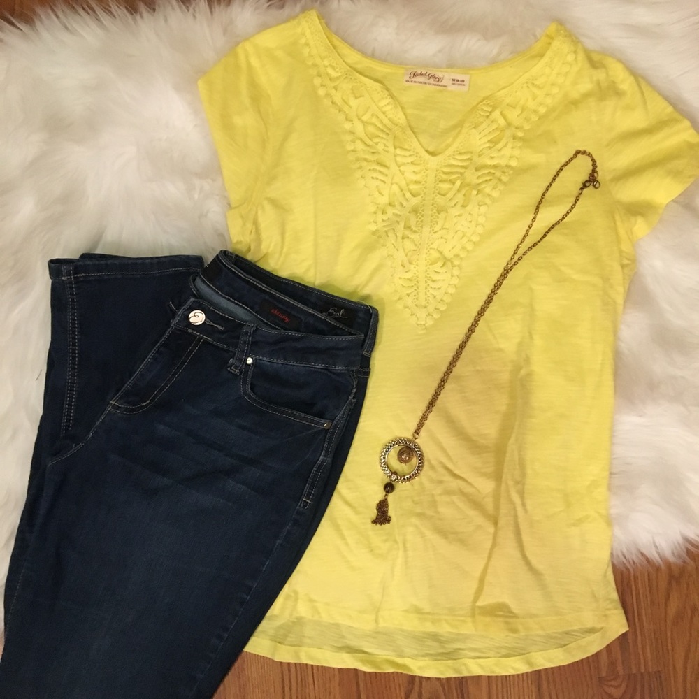 Lemon yellow shirt