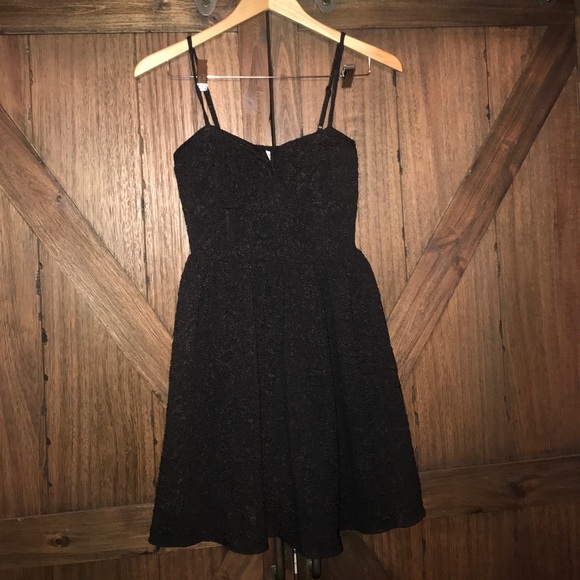 Fun Textured Black Dress! - Picture 1 of 4