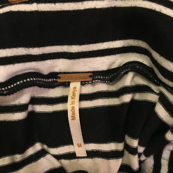 Blank and White Striped Maxi Skirt - Picture 3 of 3