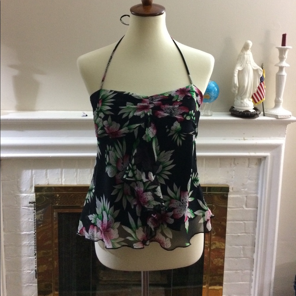 Laundry by Shelli Segal floral Silk top