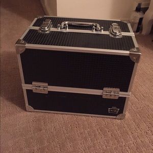 Caboodle black make up train case