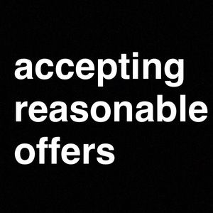 all reasonable offers welcome