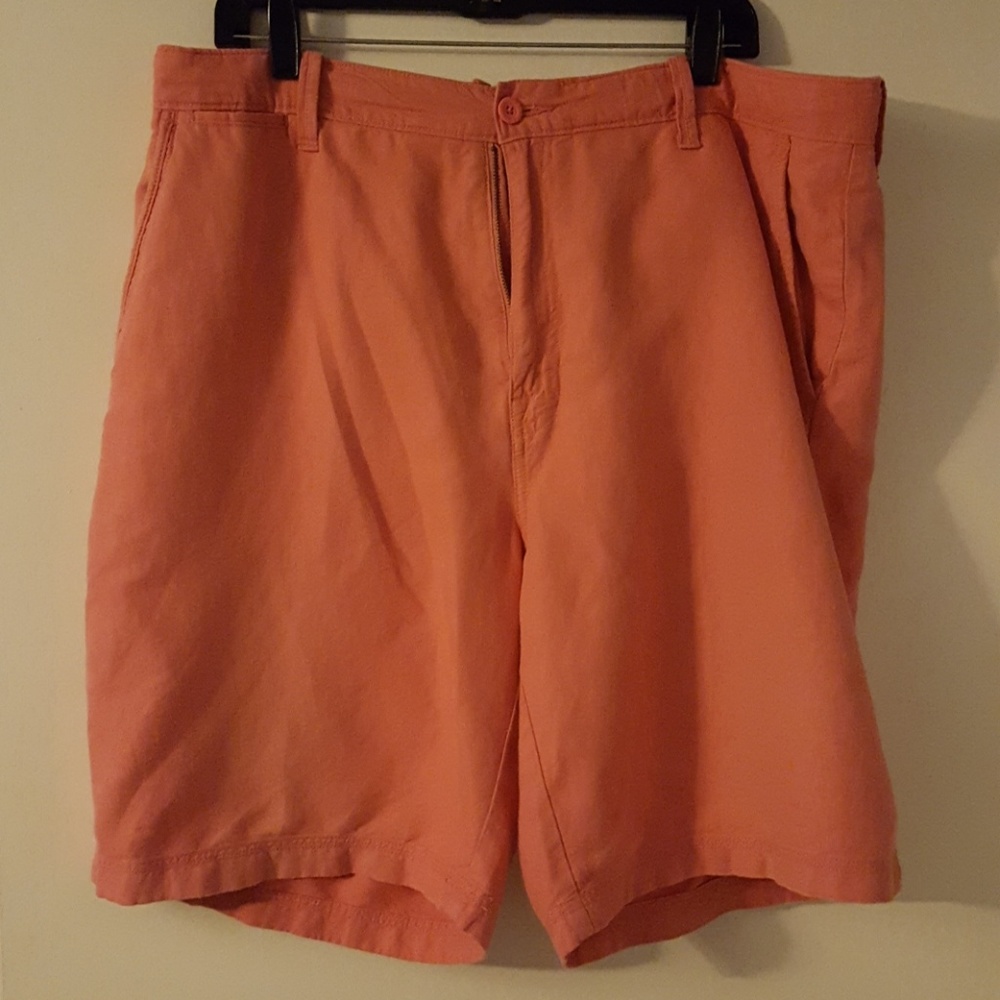 Nautica salmon linen shorts