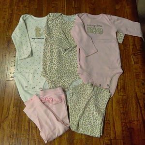 Carter's girls long sleeve/pants set