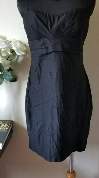 Ruby Rox Black Spaghetti strip Stretchy Dress L - Picture 2 of 6