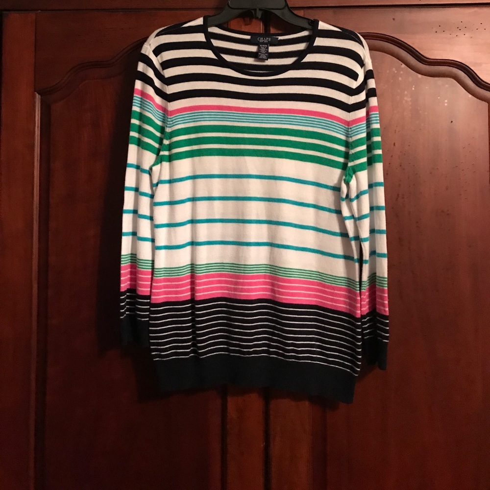 CHAPS. Stripe Sweater