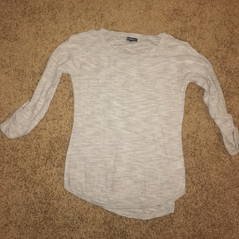 Express 3/4 sleeve light sweater