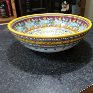 Handmade Italian ceramic pottery.